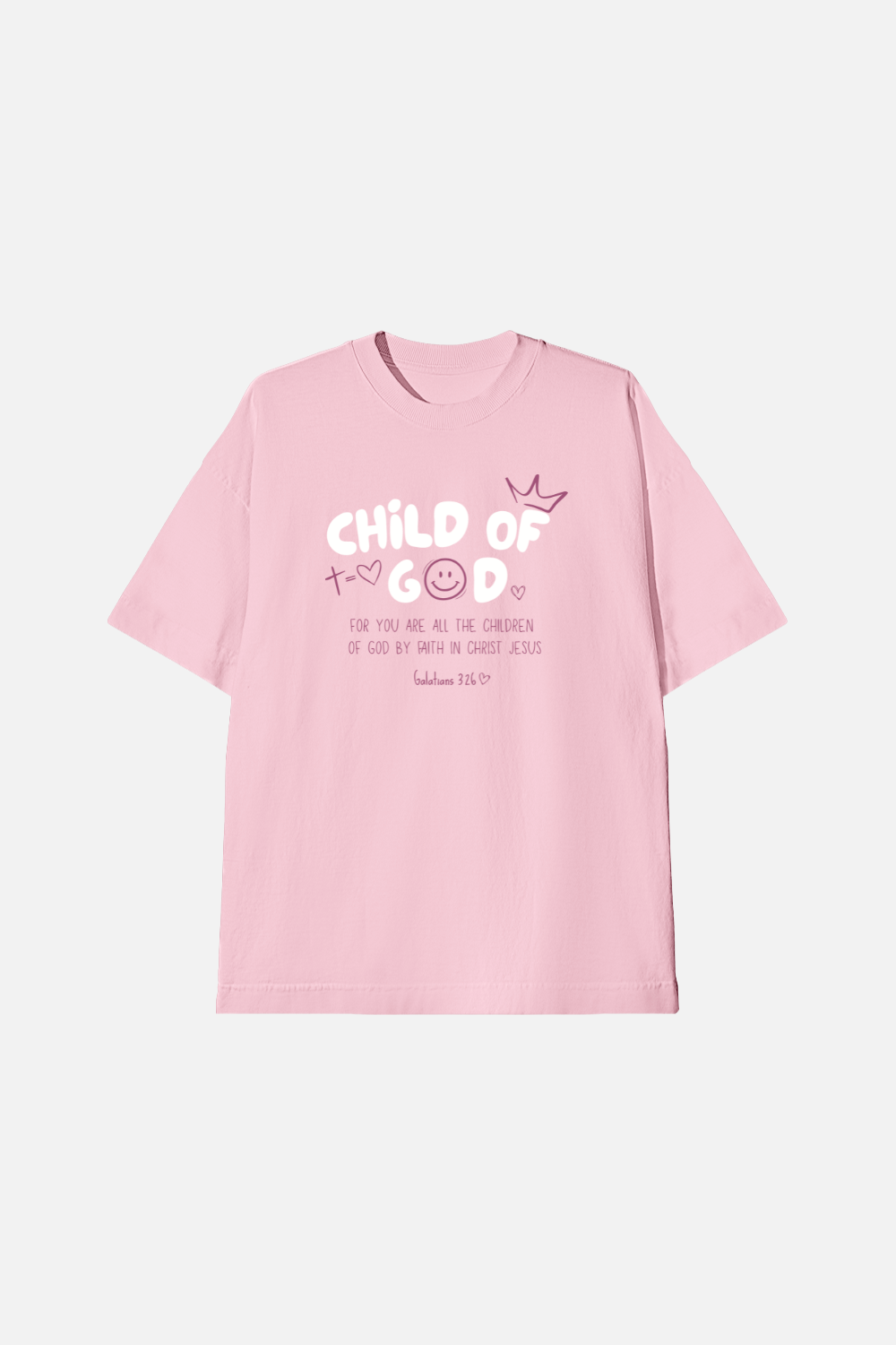 Camiseta Oversized Heavy Dois ou Mais - Child Of God