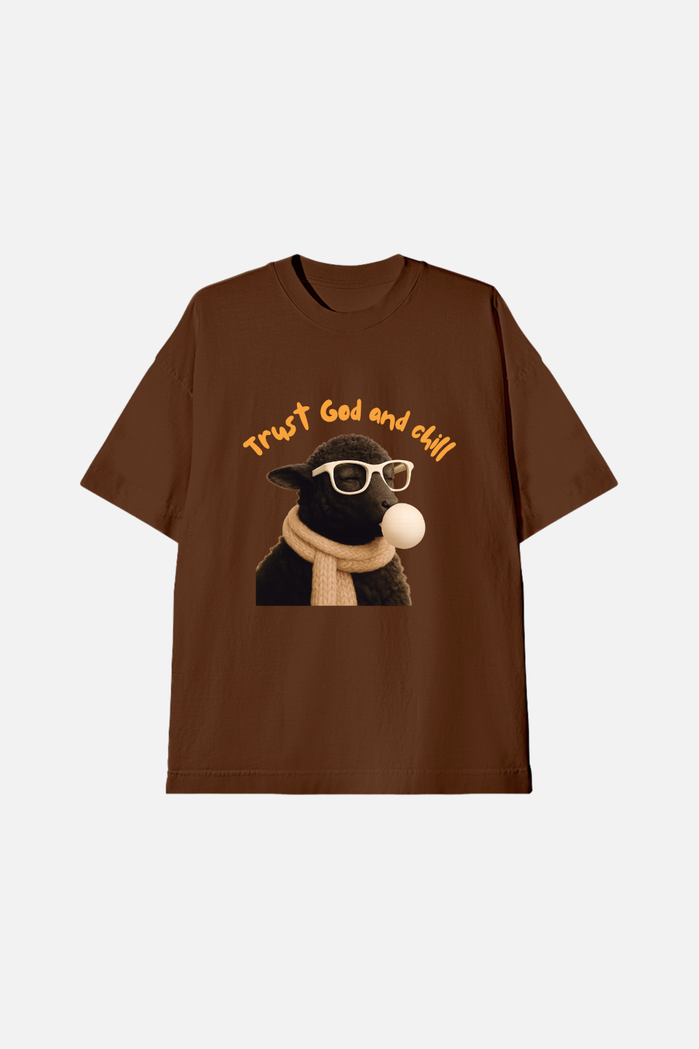 Camiseta Oversized Heavy Dois ou Mais - Trust God