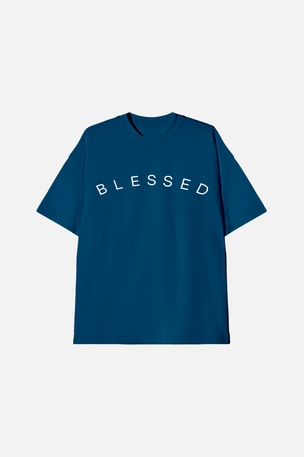 Camiseta Oversized Dois ou Mais - Blessed