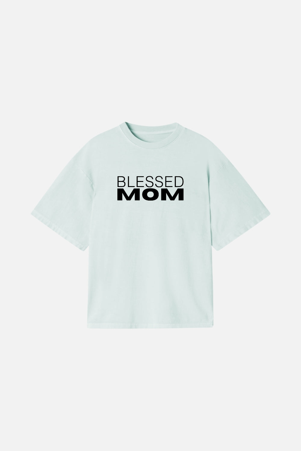 Camiseta Heavy Boxy Dois ou Mais - Blessed Mom