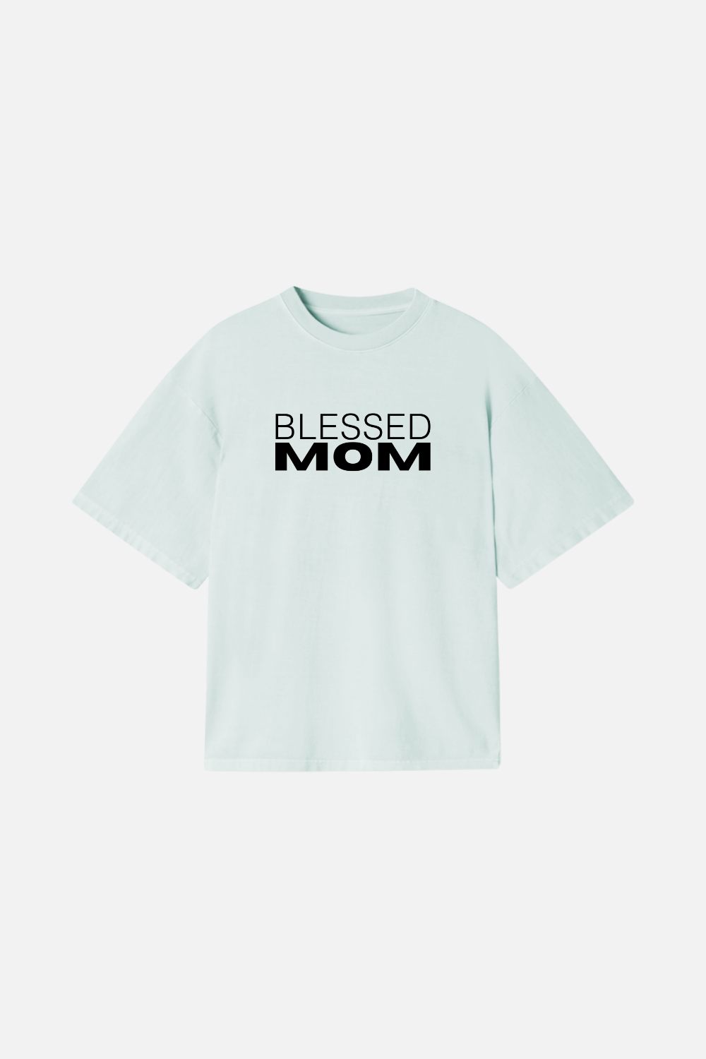 Camiseta Heavy Boxy Dois ou Mais - BLESSED MOM