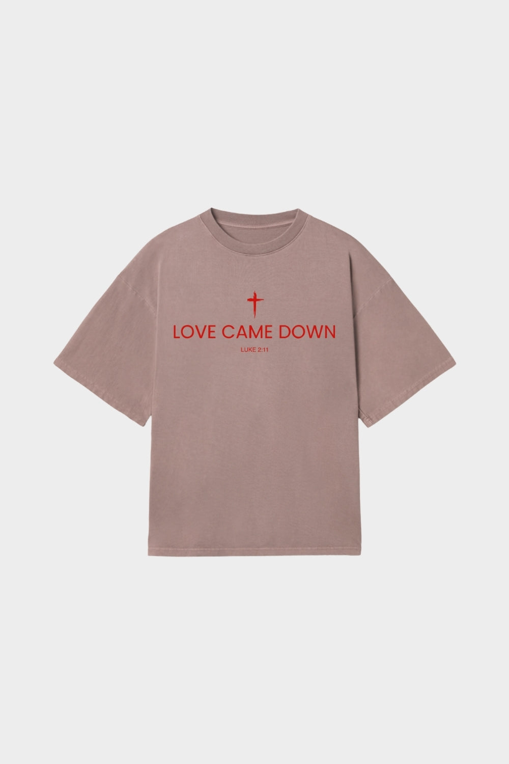 Camiseta Heavy Boxy Dois ou Mais - Love Came Down