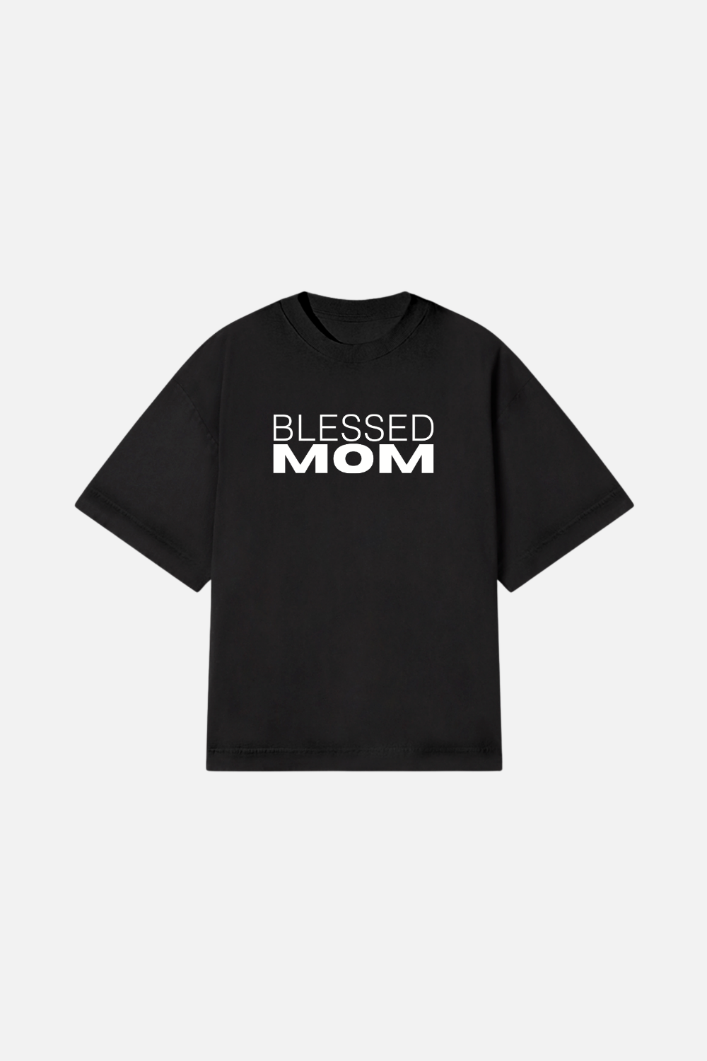 Camiseta Heavy Boxy Dois ou Mais - BLESSED MOM