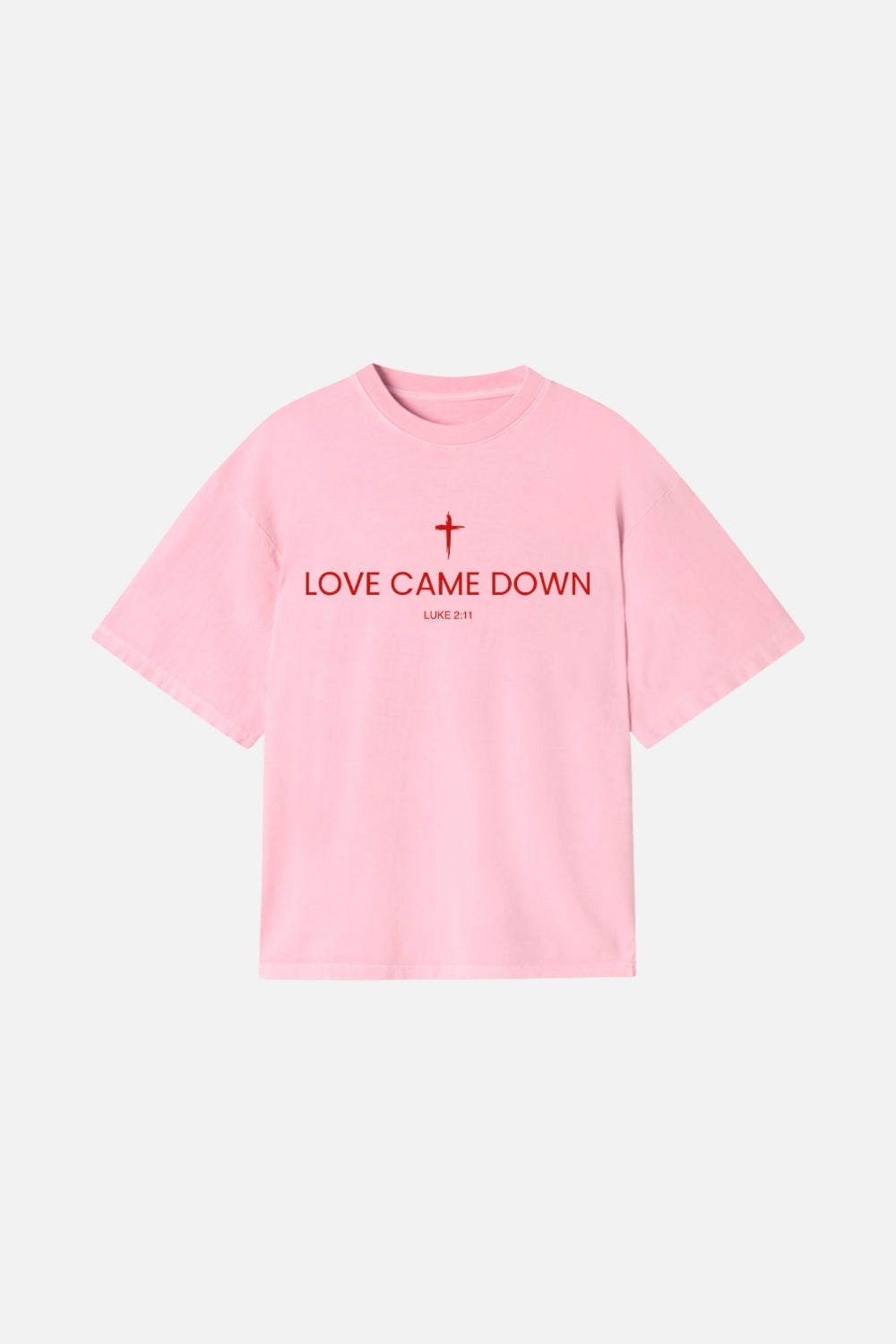 Camiseta Heavy Boxy Dois ou Mais - Love Came Down