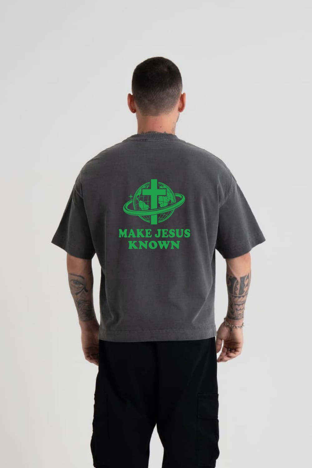 Camiseta Heavy Boxy Dois ou Mais -  JESUS KNOWN