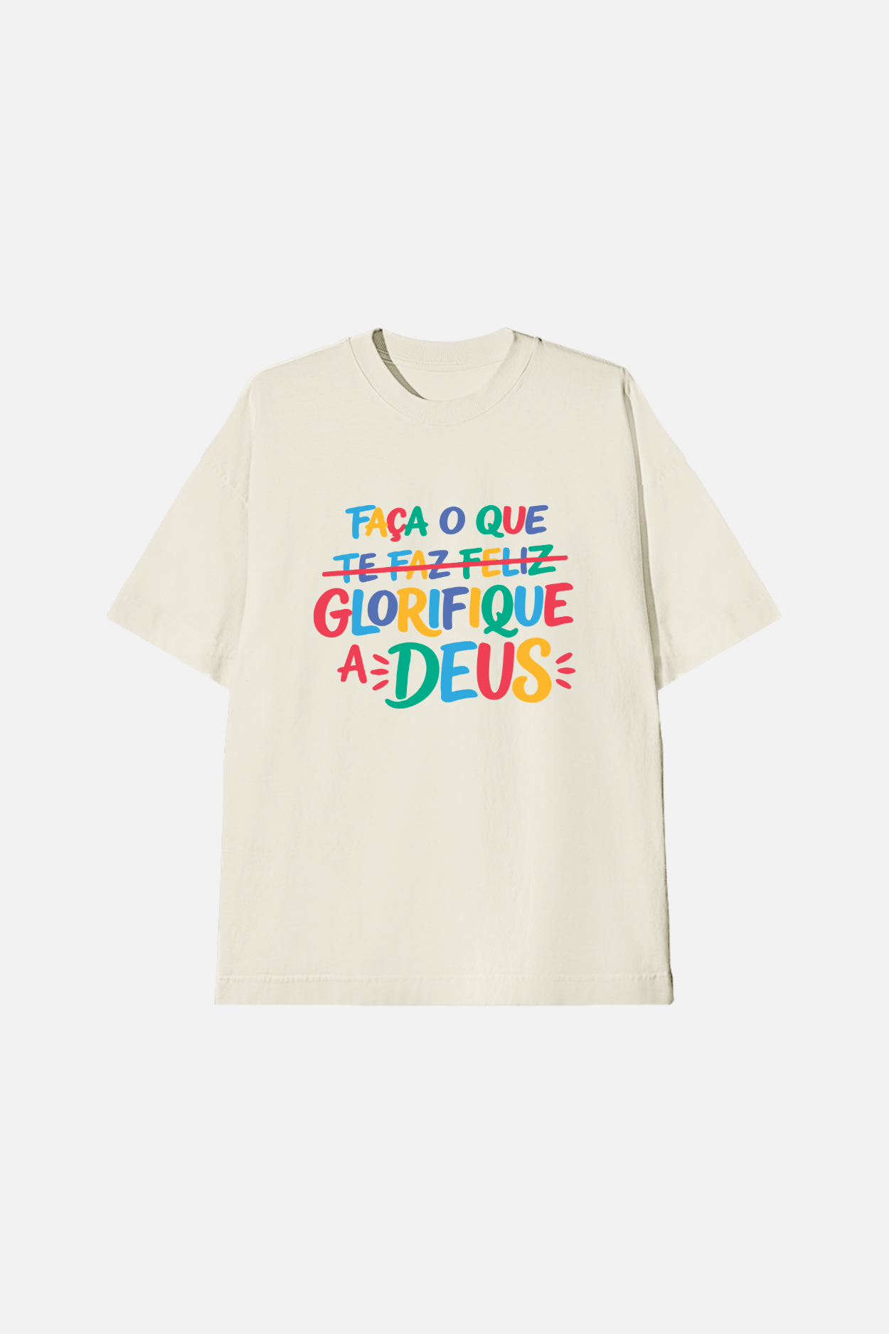 Camiseta Infantil Oversized Dois ou Mais - Glorifique