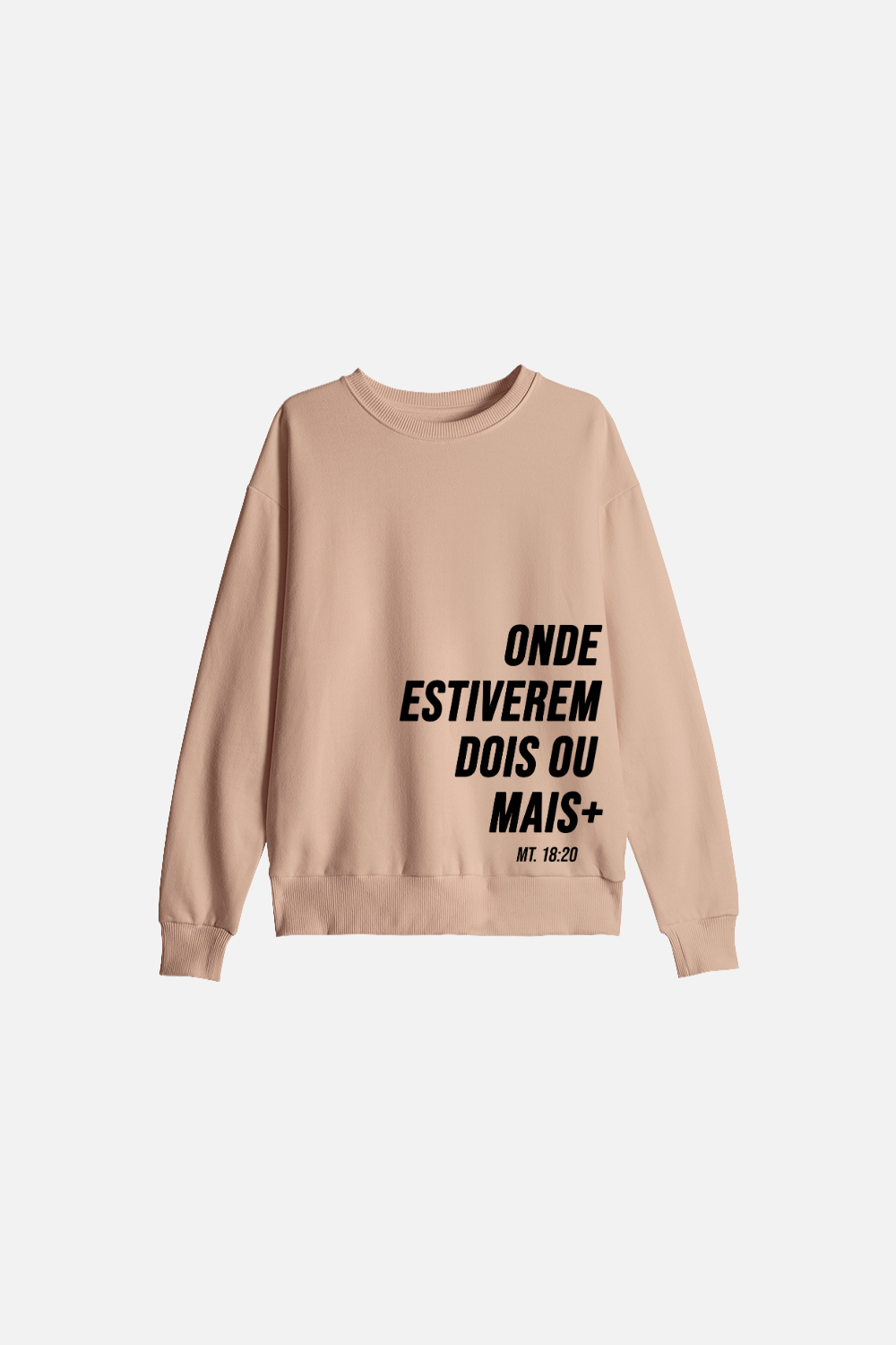 Moletom Careca Tradicional Dois ou Mais - Onde Estiverem