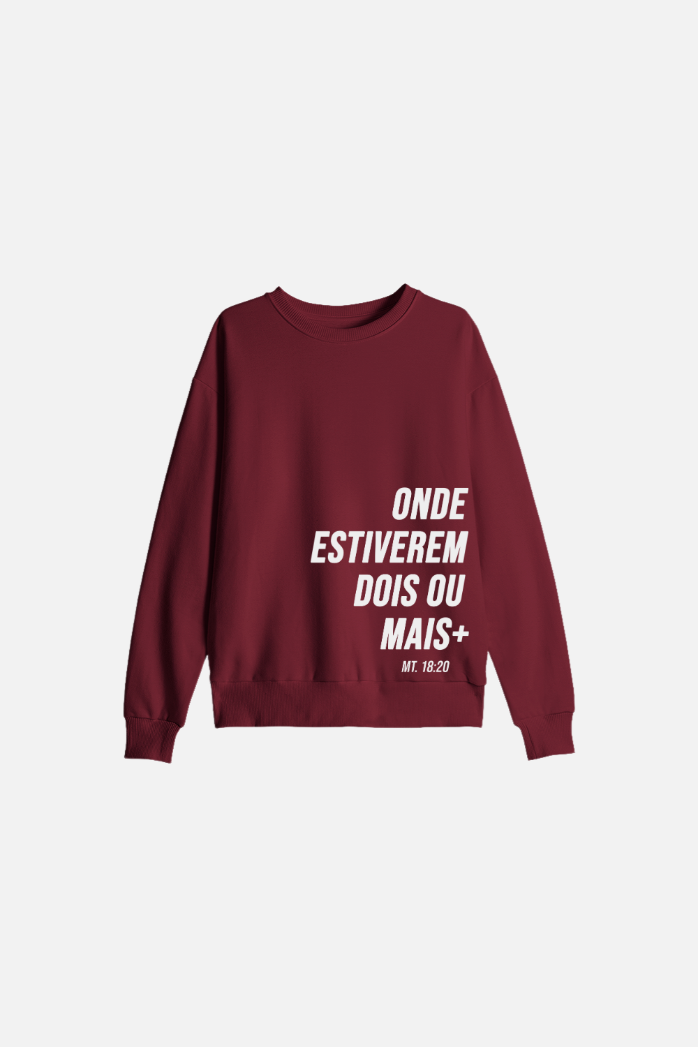 Moletom Careca Tradicional Dois ou Mais - Onde Estiverem