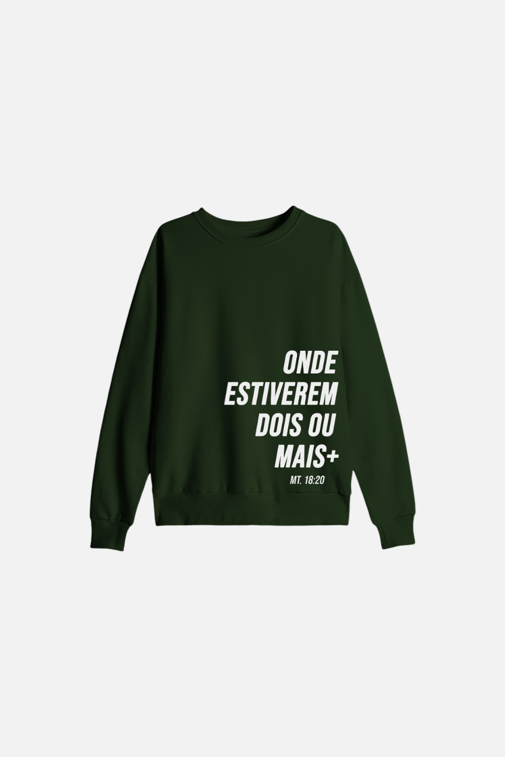 Moletom Careca Tradicional Dois ou Mais - Onde Estiverem