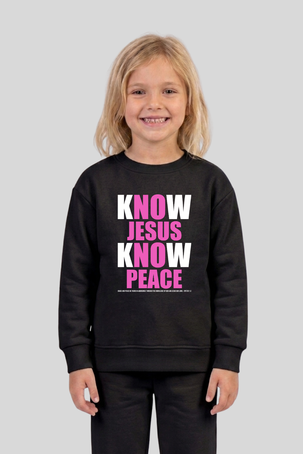 Moletom Infantil Careca Dois ou Mais - Know Jesus