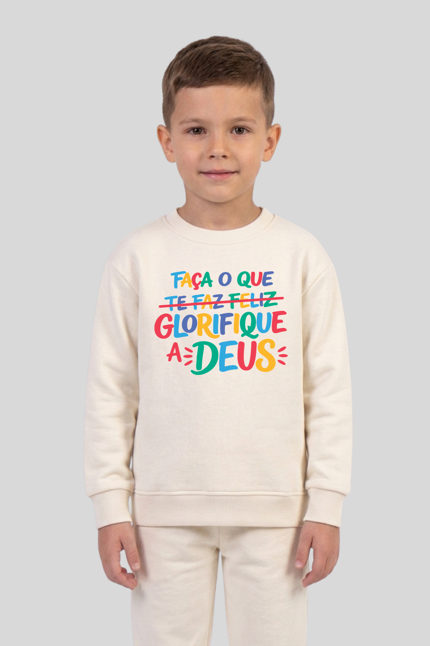 Moletom Infantil Careca Dois ou Mais - Glorifique