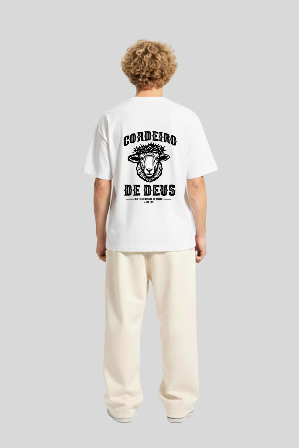 Camiseta Oversized  Heavy Dois ou Mais - Cordeiro