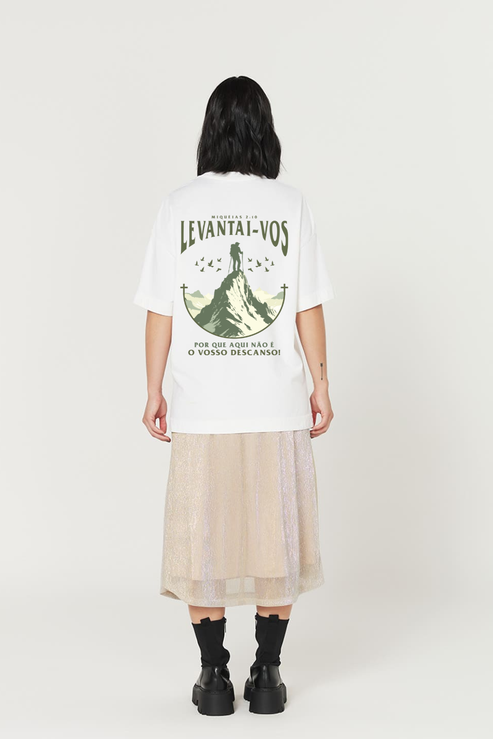 Camiseta Oversized Heavy Dois ou Mais - Levantai