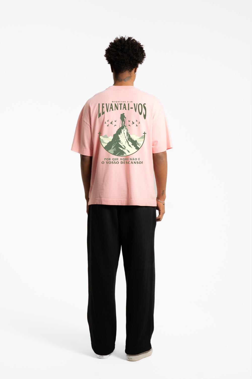 Camiseta Heavy Boxy Dois ou Mais - Levantai