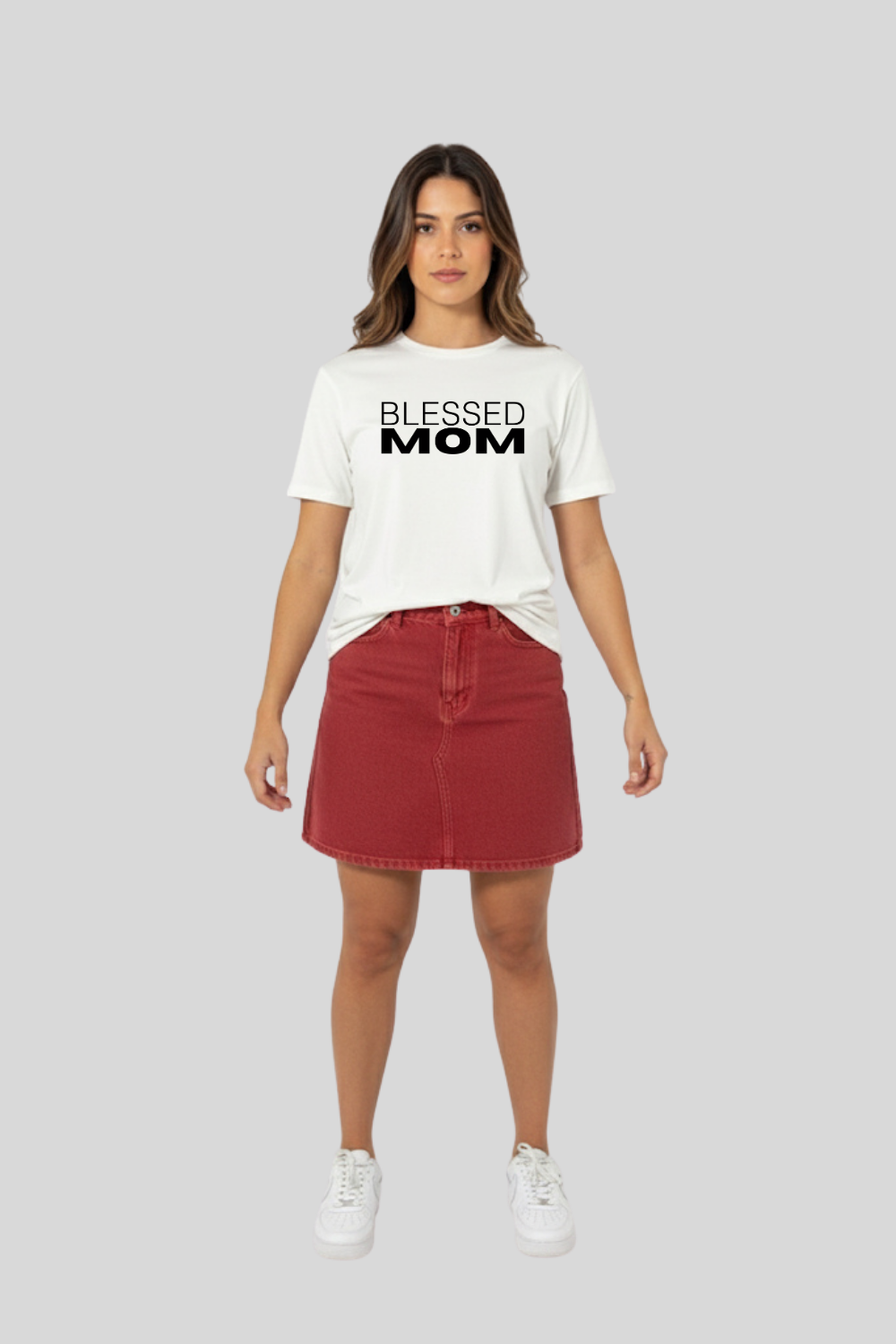 Camiseta Slim Cotton Dois ou Mais - BLESSED MOM