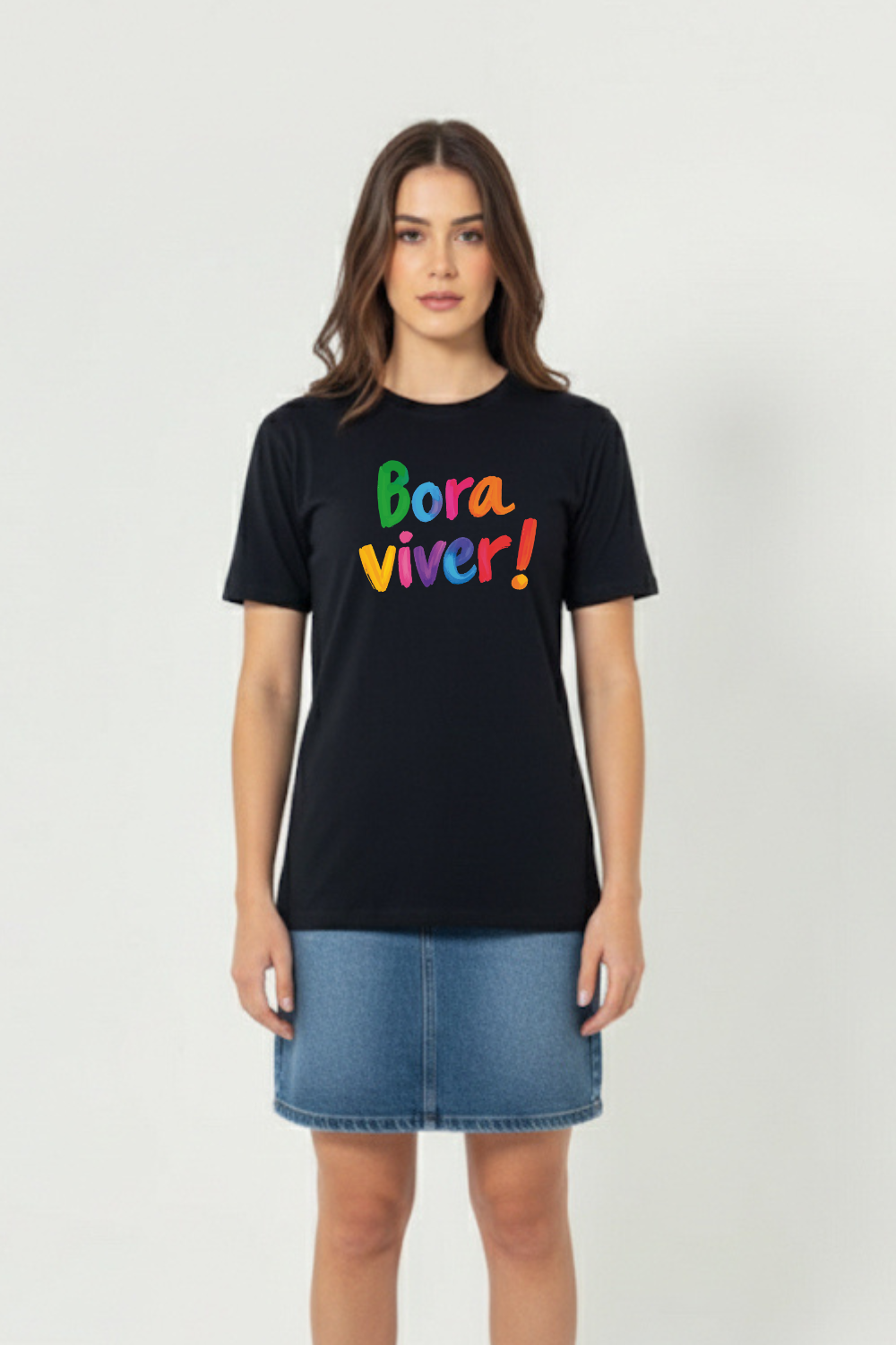 Camiseta Slim Cotton Dois ou Mais - BORA VIVER COLOR